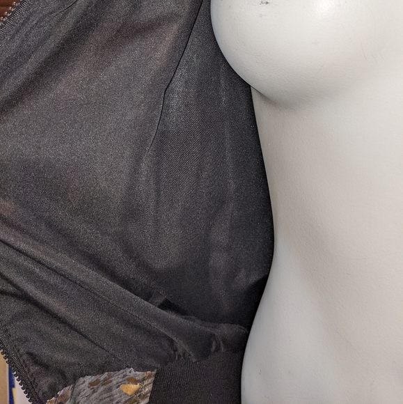 VTG 80s Metallic Bomber Jacket - Picture 5 of 9